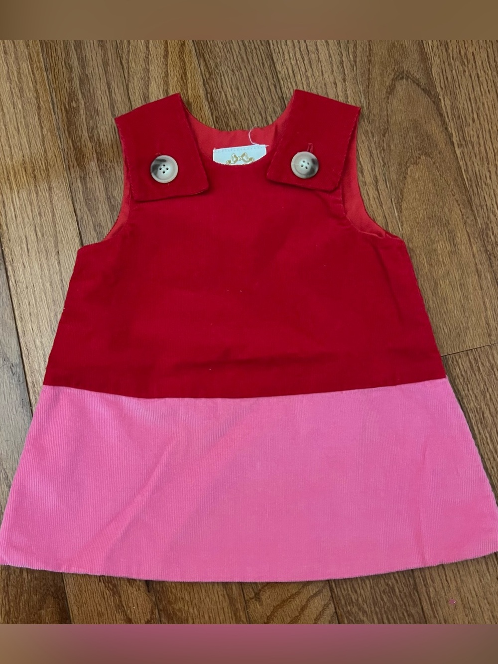 The Beaufort Bonnet Company Katie Ann Color-block Kids Jumper Dress Christmas 6m